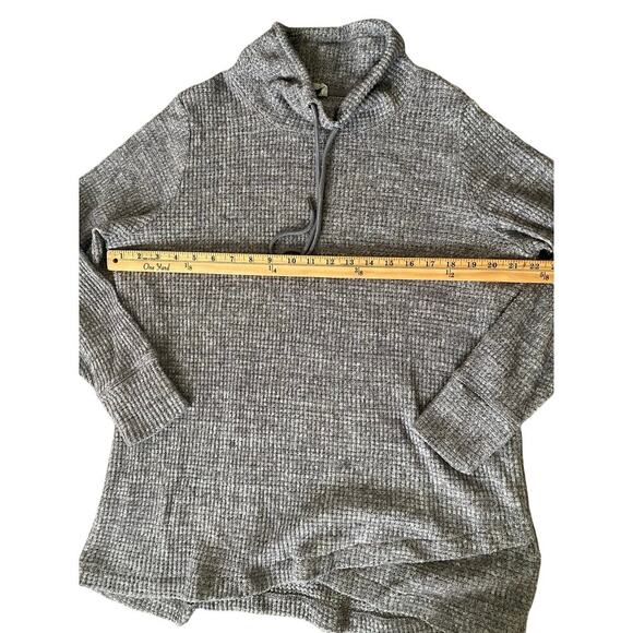 Ideology Cowl-Neck Tulip-Hem Top Deep Charcoal Athleisure Casual Women 2X - Picture 6 of 9